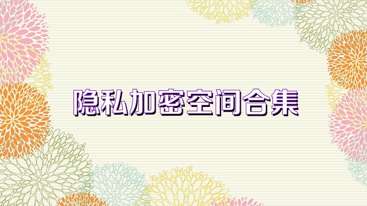 隐私加密空间合集