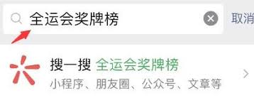 微信怎么看2021全运会奖牌数量
