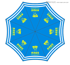 CorelDRAW如何绘制雨伞广告