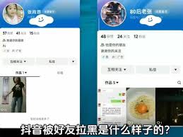 抖音拉黑对方对方能看到什么显示