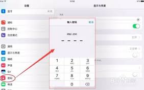 ipad如何修改开机密码