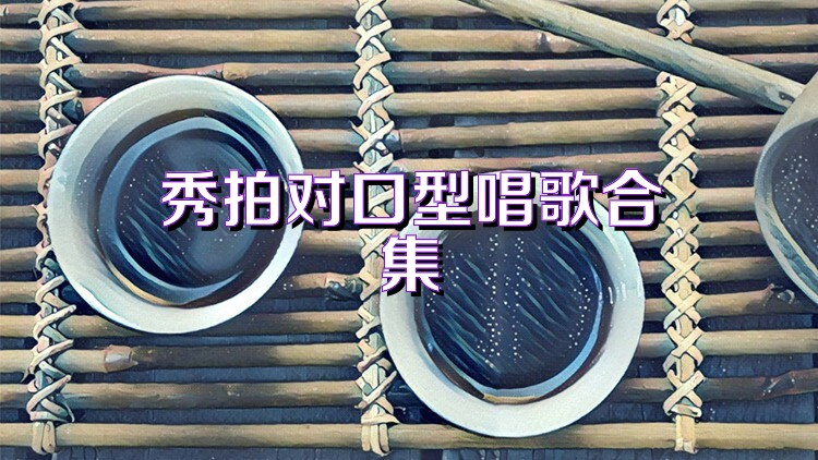 秀拍对口型唱歌合集