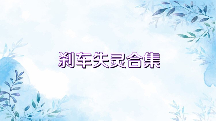 刹车失灵合集