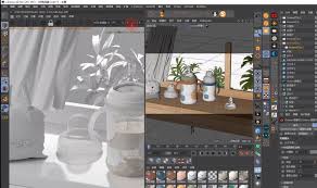 C4D怎么渲染线框图