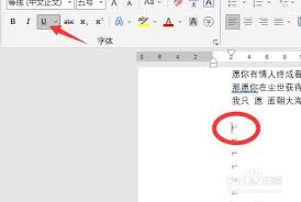 word下划线上打字下划线如何保持不动