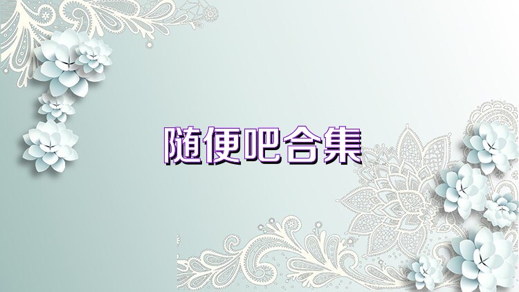 随便吧合集
