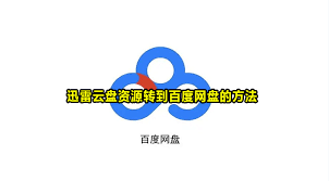 如何将迅雷云盘转到百度网盘