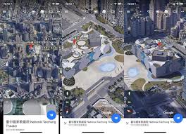 如何打开手机google地图3d