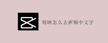 剪映怎么去掉视频原有文字