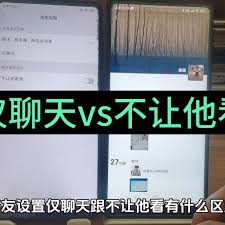 微信仅聊天和不让他看我有啥区别