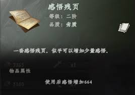下一站江湖2感悟有什么作用