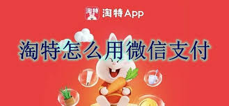 淘特app怎样使用微信支付