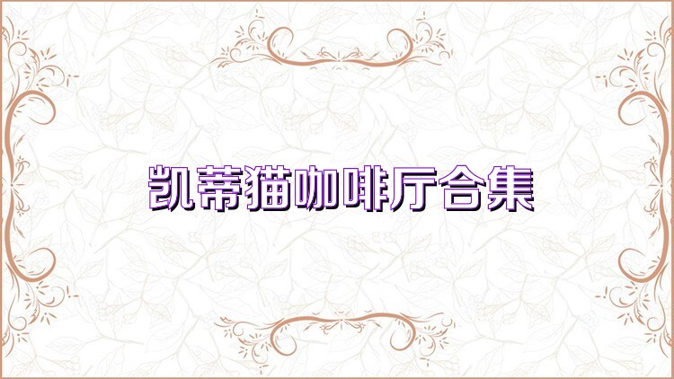 凯蒂猫咖啡厅合集