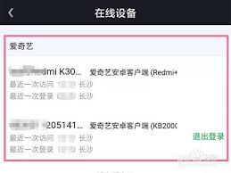 爱奇艺如何查看几台设备登录