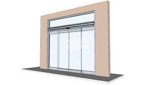 草图大师如何制作漂亮玻璃门