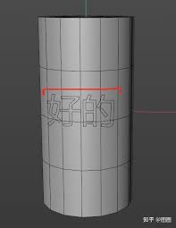 C4D变形工具如何给圆柱体包裹文字