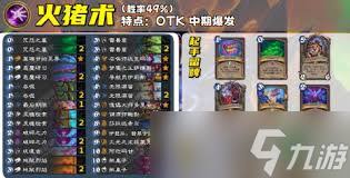 炉石传说火猪术卡组怎么搭配