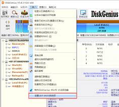 diskgenius分区工具如何设置Bios启动项