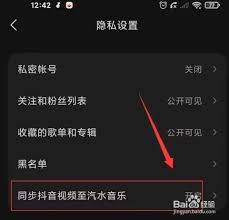 汽水音乐同步抖音如何关闭