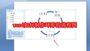 word怎么制作环形流程图
