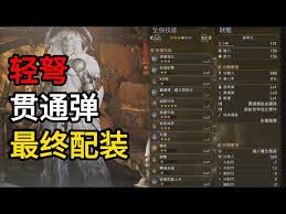 怪物猎人荒野1.021版属性轻弩怎么配装