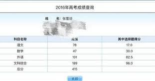 高考分数查询密码是多少