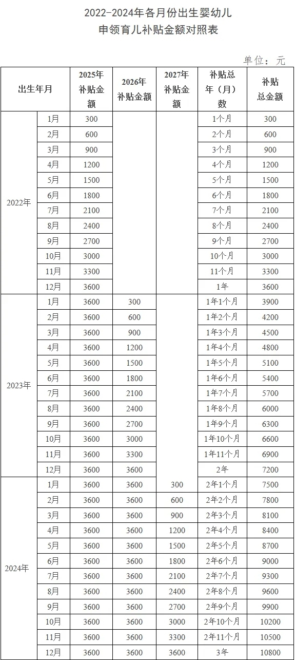 育儿补贴纯净版