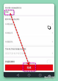 易捷加油如何修改最大加油金额