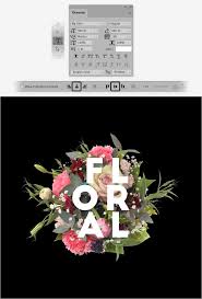 如何制作ps2021花朵字体