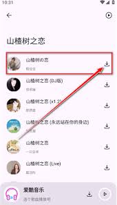 爱酷音乐如何下载歌曲