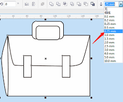 CorelDRAW如何绘制公文包