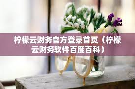 柠檬云记账密码忘记了怎么找回