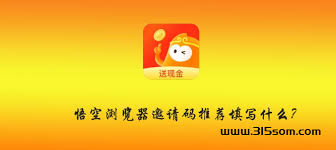 悟空浏览器如何填写邀请码