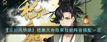 忘川风华录嵇康怎么玩