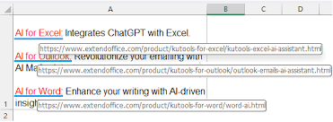 如何在Excel中插入超链接