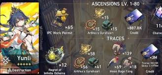 崩坏星穹铁道大丽花突破需要什么材料