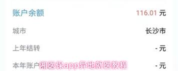 湘医保app如何使用异地就医