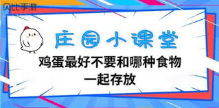 鸡蛋不能和什么食物一起存放