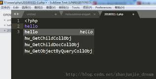 Sublime如何新建代码片段