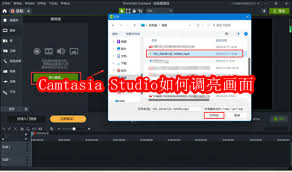 Camtasia Studio怎么调亮画面