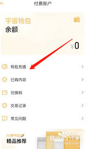 小宇宙app怎么充值