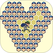 警察围堵小偷先行服