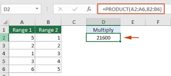Excel中如何设置单元格连续相乘