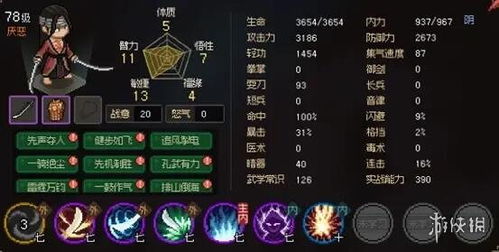 龙胤立志传六维潜力功法有哪些