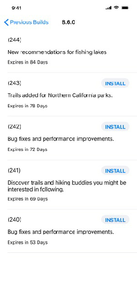 testflight苹果老版本