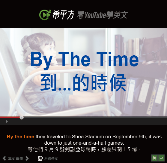 by the time时态怎么用