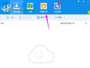 百度网盘隐藏空间怎么显示