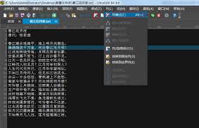 UltraEdit列编辑模式怎么处理