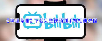 哔哩哔哩手机视频怎么下载