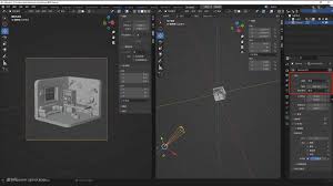 blender如何设置隐藏场景坐标轴线